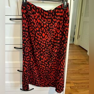 alice and olivia midi skirt